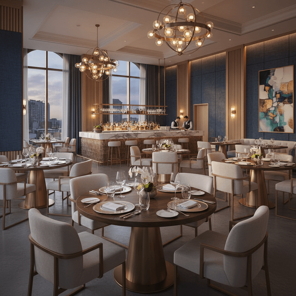 مطعم فندق موريس لابان الفاخر