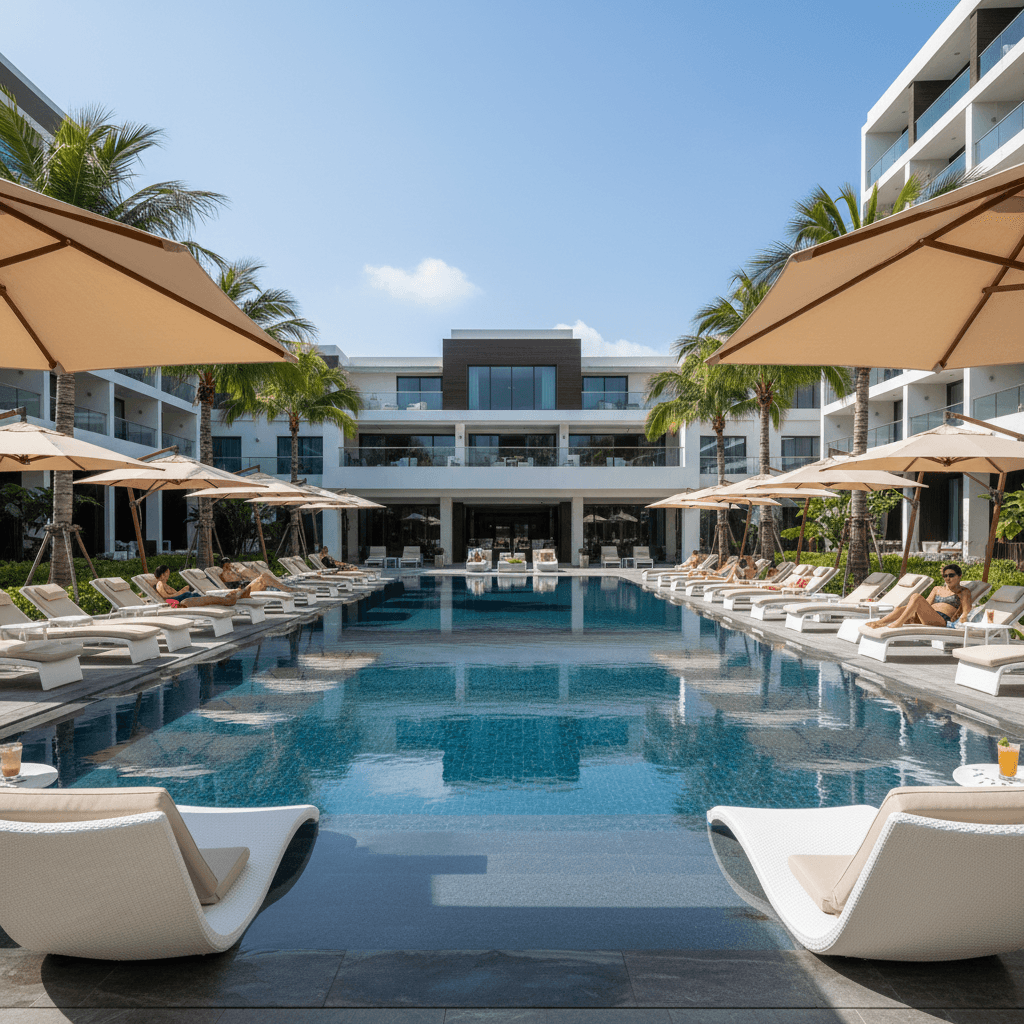 مسبح فندق موريس لابان