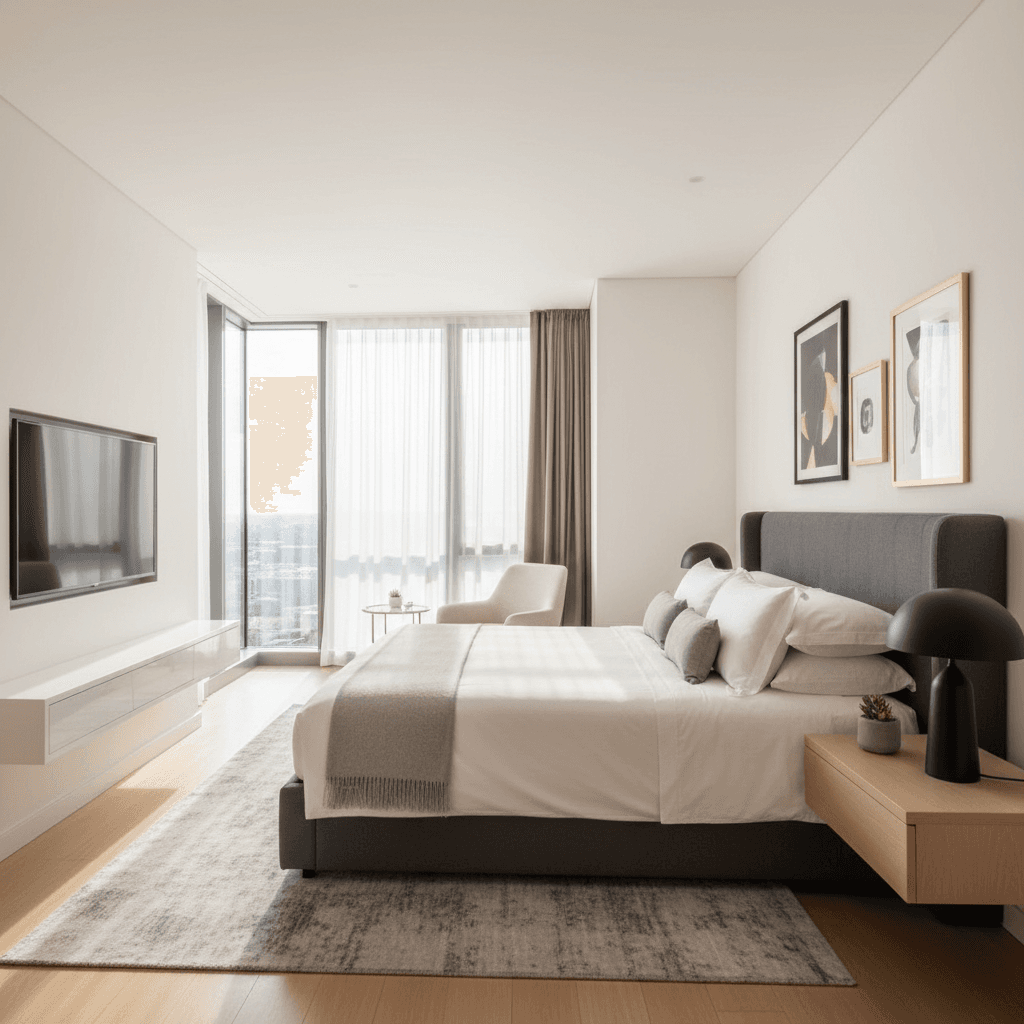 غرفة فندقية فاخرة