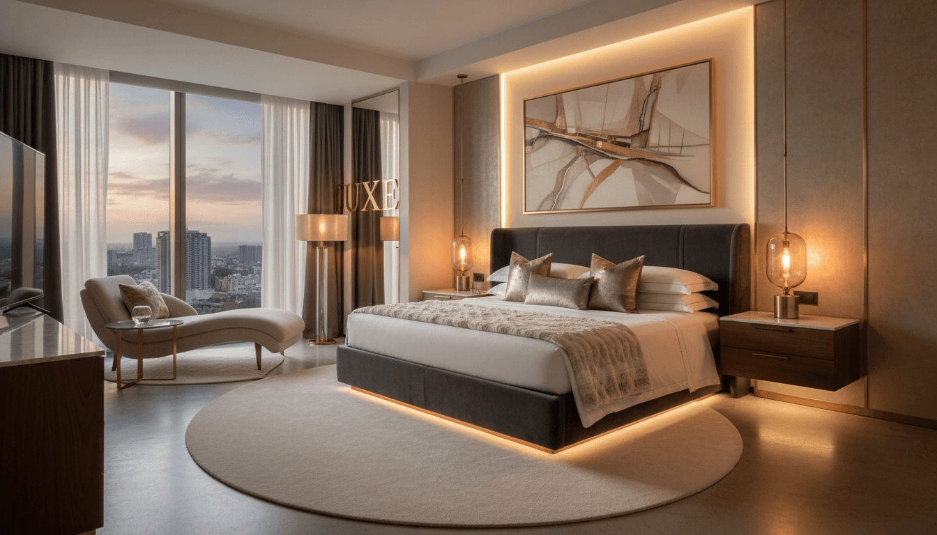 غرفة فاخرة في فندق موريس لابان بسكرة