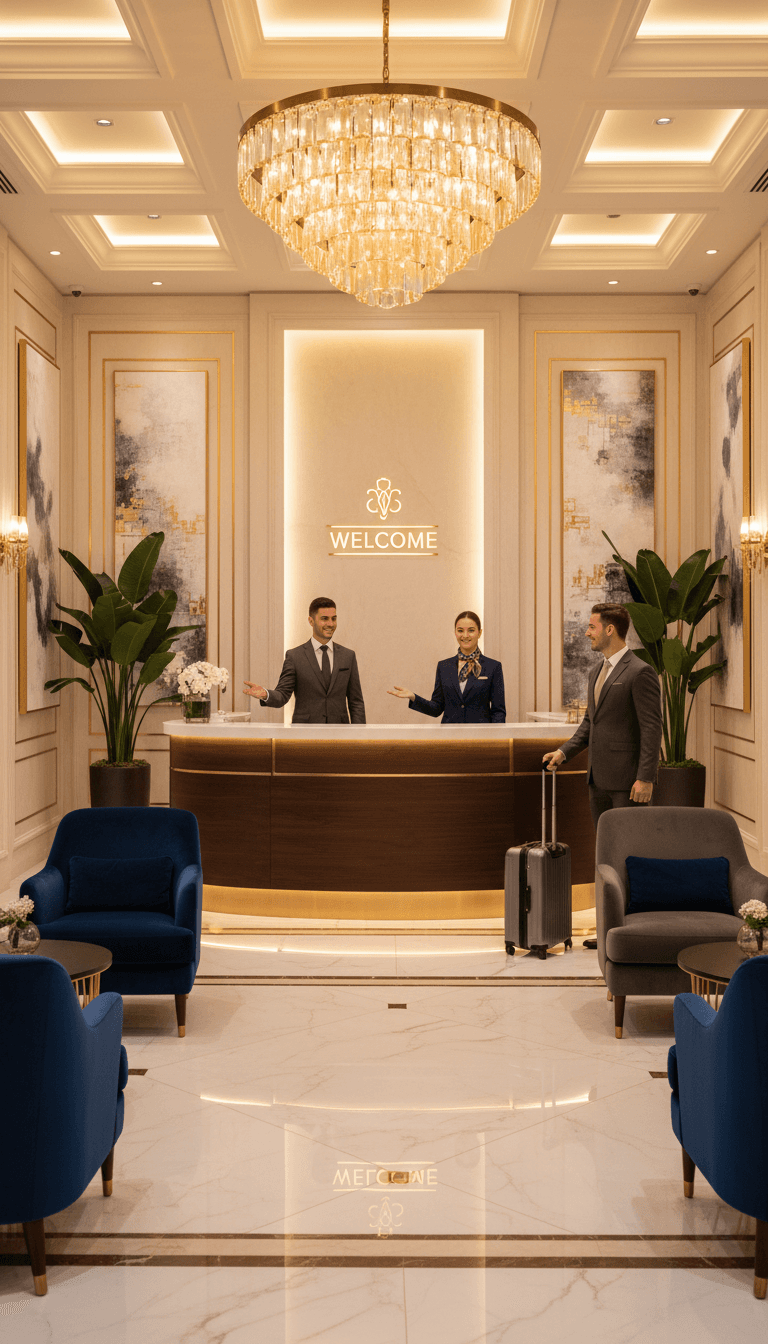 استقبال فندق موريس لابان الفاخر